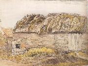 Samuel Palmer A Barn with a Mossy Roof oil painting artist